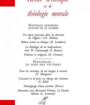 REVUE D'ETHIQUE ET DE THEOLOGIE MORALE NUMERO 299