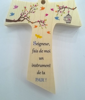 CROIX TAU TEXTE DE SAINT FRANCOIS