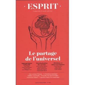 ESPRIT - LE PARTAGE DE L'UNIVERSEL - JANVIER - FEVRIER 2020