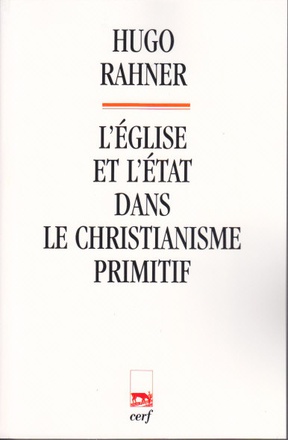 L'EGLISE ET L'ETAT DANS LE CHRISTIANISME PRIMITIF