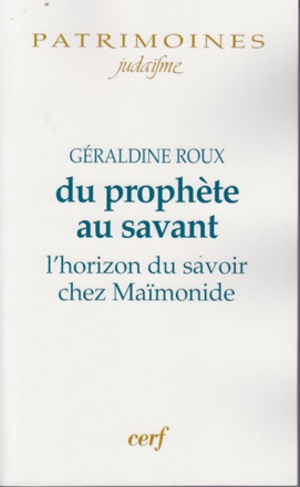DU PROPHETE AU SAVANT