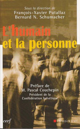 L'HUMAIN ET LA PERSONNE
