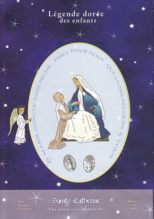 SAINTE CATHERINE - UNE PRIERE SUR UNE MEDAILLE