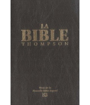 LA BIBLE THOMPSON - SOUPLE, NOIR ET OR