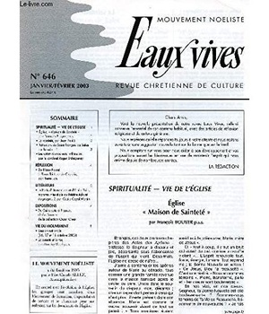 EAUX VIVES : PAROLE DE DIEU A TRAVERS LES AGES - PETIT FORMAT