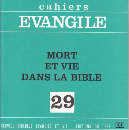 CE-29. MORT ET VIE DANS LA BIBLE