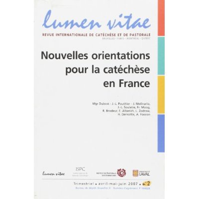 NOUVELLES ORIENTATIONS POUR LA CATECHESE EN FRANCE