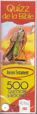 QUIZZ DE LA BIBLE ANCIEN TESTAMENT NOUV EDITION