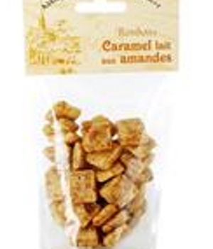 BONBONS CARAMEL LAIT AMANDES 150G