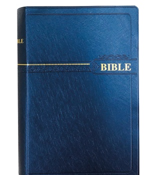 BIBLE - EN LINGALA, SOUPLE, BLEUE