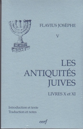 LES ANTIQUITES JUIVES, LIVRES X-XI