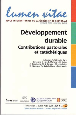DEVELOPPEMENT DURABLE LV2009/2