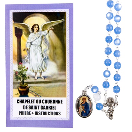 CHAPELET DE DEVOTION SAINT GABRIEL AVEC NOTICE EXPLICATIVE