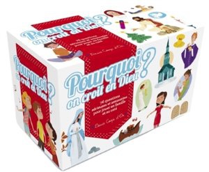 LA BOITE A QUESTIONS... POURQUOI ON CROIT EN DIEU ? BOITE AVEC CARTES