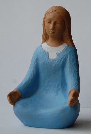 MARIE 12 CM CRECHE NUIT DE LUMIERE