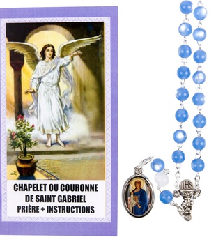 CHAPELET DE DEVOTION SAINT GABRIEL AVEC NOTICE EXPLICATIVE