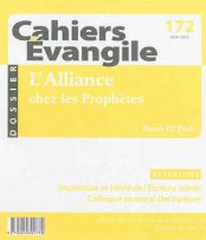 CAHIERS EVANGILE NO 172. L'ALLIANCE CHEZ LES PROPHETES