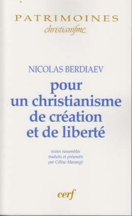 POUR UN CHRISTIANISME DE CREATION ET DE LIBERTE