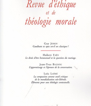 REVUE D'ETHIQUE ET DE THEOLOGIE MORALE 273