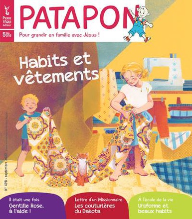 PATAPON SEPTEMBRE 2022 N 498 - HABITS ET VETEMENTS - EDITION ILLUSTREE