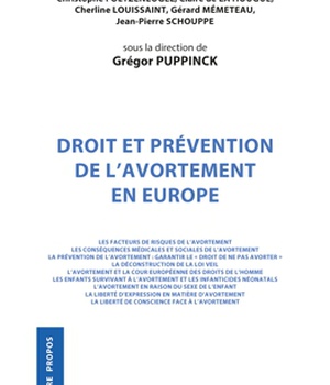DROIT ET PREVENTION DE L'AVORTEMENT EN EUROPE