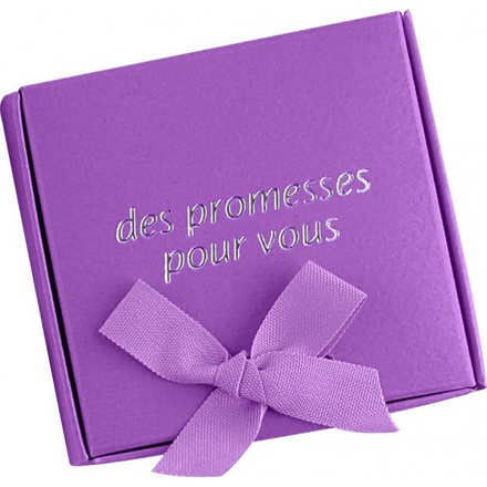 COFFRET 60 VERSETS BIBLIQUES BOITE VIOLETTE PROMESSES POUR VOUS NDSP