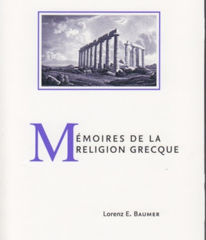 MEMOIRES DE LA RELIGION GRECQUE