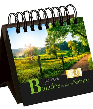 CHEVALET GEO 365 JOURS DE BALADES EN PLEINE NATURE
