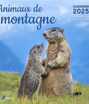 CALENDRIER ANIMAUX DE MONTAGNE 2025