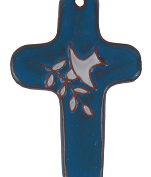 CROIX SYMBOLE EMAIL BLEU COLOMBE