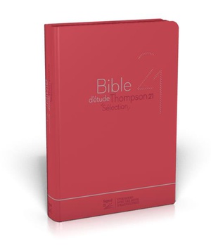 BIBLE D'ETUDE THOMPSON 21 SELECTION, COUV. SOUPLE ROUGE, ZIPPER