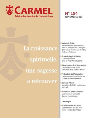 LA CROISSANCE SPIRITUELLEA : UNE SAGESSE A RETROUVER