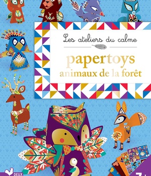 PAPERTOYS ANIMAUX DE LA FORET - POCHETTE AVEC ACCESSOIRES