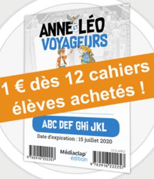 LICENCE ANNUELLE ANNE ET LEO VOYAGEURS - 1E DES 12 FICH ENFANTS ACHETES