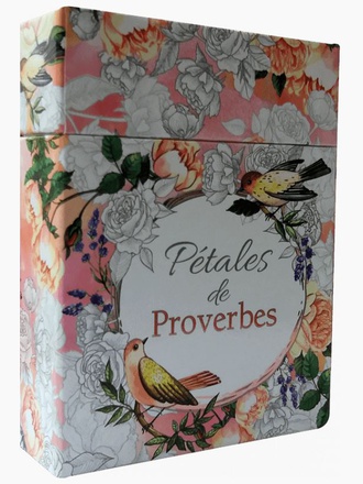 PETALES DE PROVERBES - 44 CARTES A COLORIER