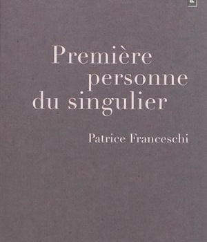 PREMIERE PERSONNE DU SINGULIER