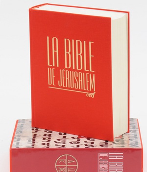 LA BIBLE DE JERUSALEM MAJOR GRAND FORMAT ROUGE