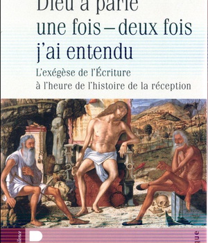 DIEU A PARLE UNE FOIS. DEUX FOIS J'AI ENTENDU.