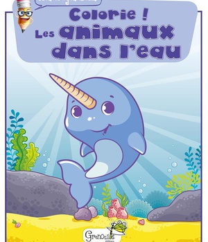 COLORIE LES ANIMAUX DANS L'EAU