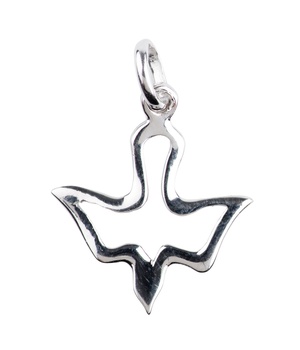 PENDENTIF COLOMBE EVIDEE ARGENT 925 H 2 CM