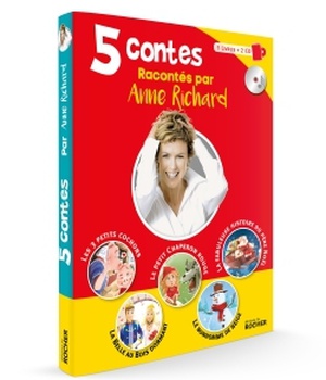 COFFRET DE 5 CONTES AVEC CD - LES TROIS PETITS COCHONS %3B LA BELLE AU BOIS DORMANT %3B LE PETIT CHAPERO