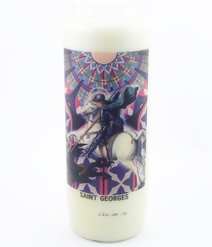 BOUGIE NEUVAINE SAINT GEORGES AVEC PRIERE