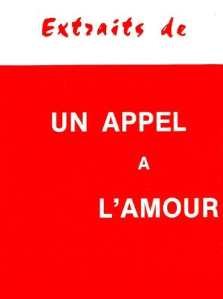 EXTRAITS DE UN APPEL A L AMOUR DPTS NDSP