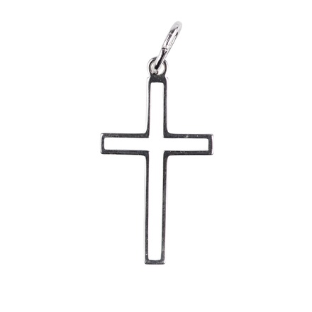 CROIX DE COU AJOUREE ARGENT 925°/°° H 2.5 CM