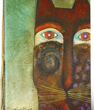 CAHIER SOUPLE - MOYEN FORMAT - LB CHATS ETHNIQUES140X205MM