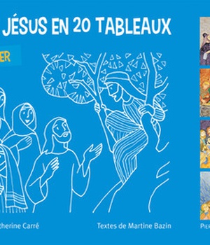 VIE DE JESUS EN 20 TABLEAUX - A COLORIER