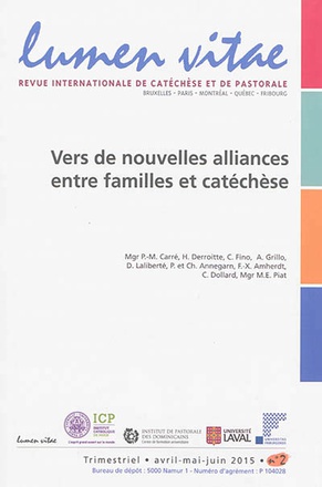 VERS DE NOUVELLES ALLIANCES ENTRE FAMILLES ET CATECHESE