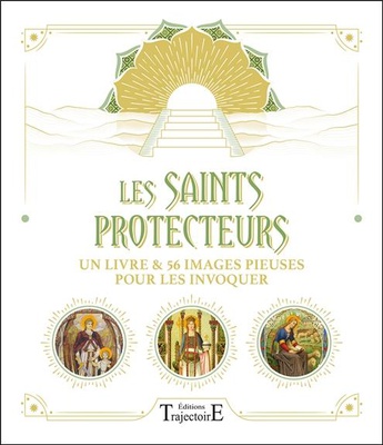 LES SAINTS PROTECTEURS - UN LIVRE & 56 IMAGES PIEUSES POUR LES INVOQUER - COFFRET