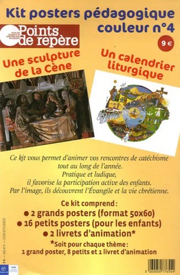 KIT POSTERS N4 SCULPTURE DE LA CENE