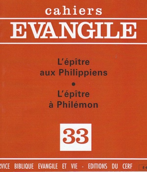 CE-33. L'EPITRE AUX PHILIPPIENS ET L'EPITRE A PHILEMON